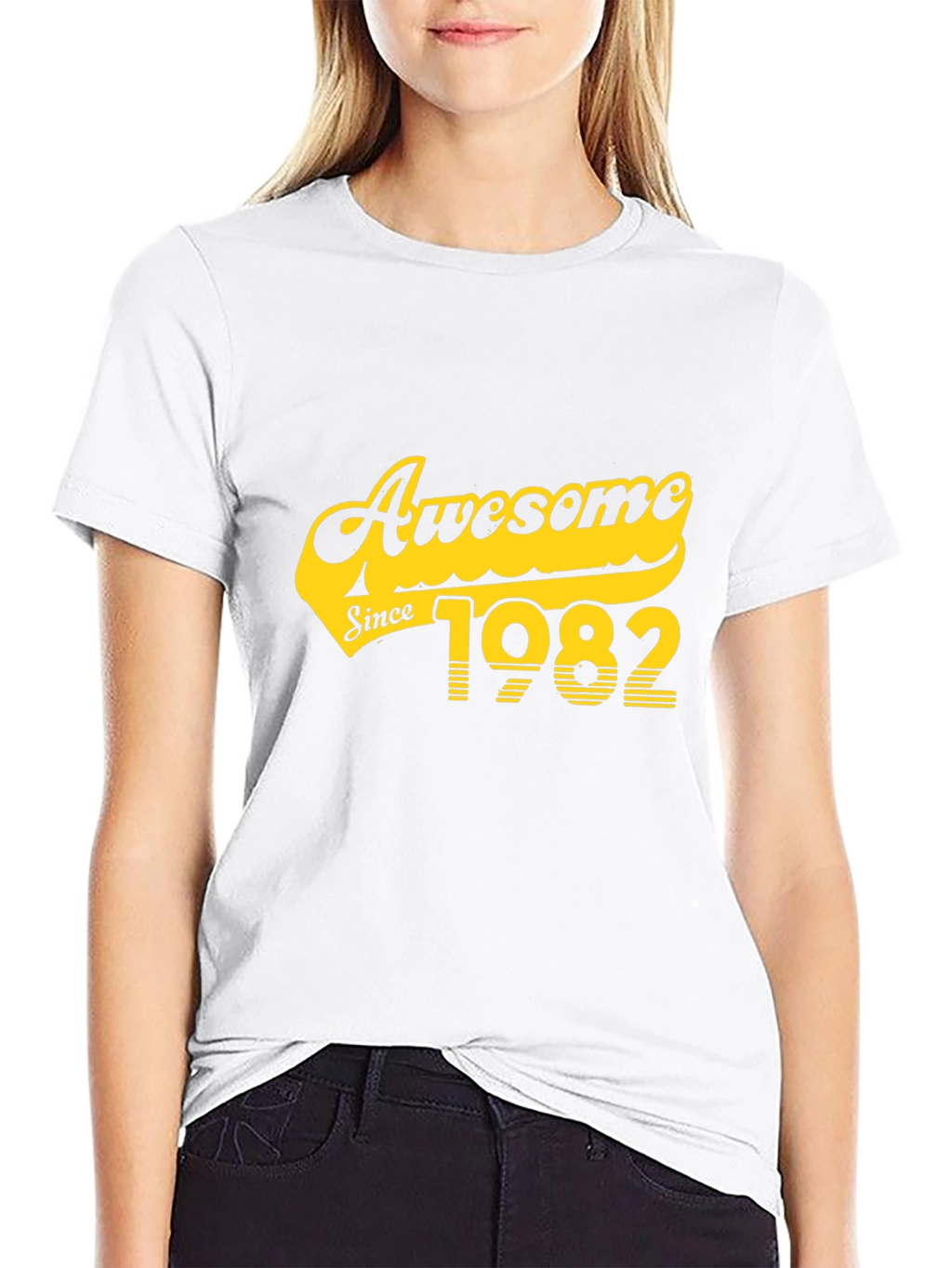 Awesome Since 1982 T-Shirt - Black