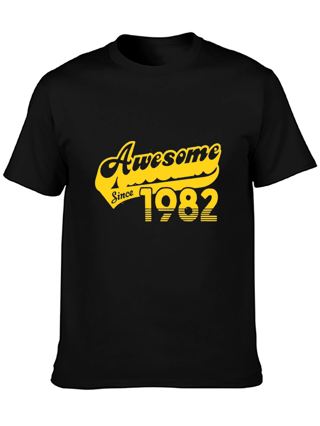 Awesome Since 1982 T-Shirt - Black