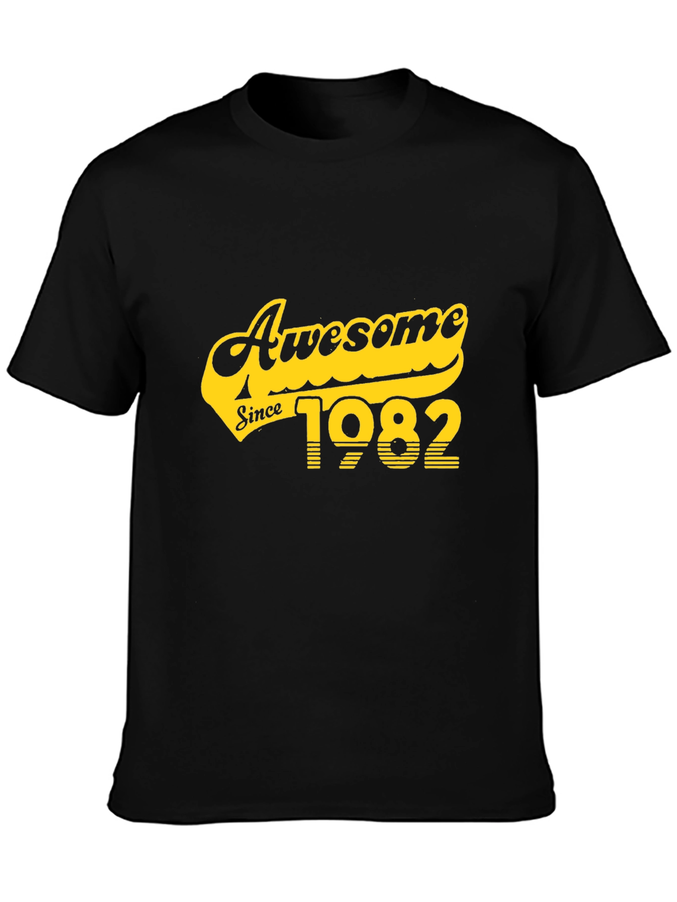 Awesome Since 1982 T-Shirt - Black