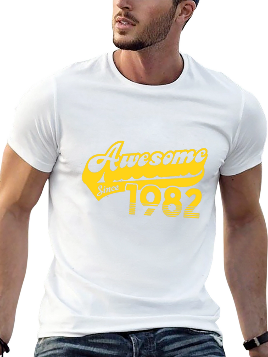 Awesome Since 1982 T-Shirt - Black