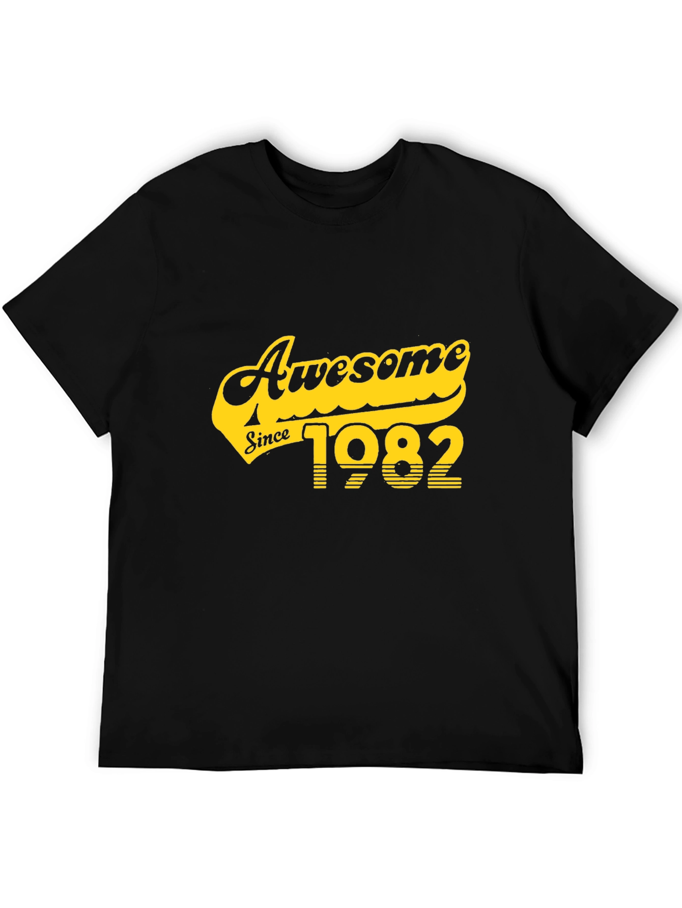 Awesome Since 1982 T-Shirt - Black