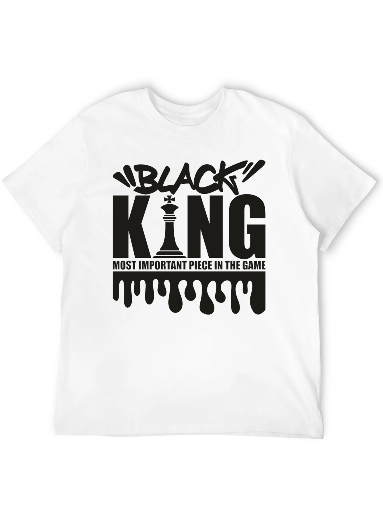 Black King Chess T-Shirt - Most Important Piece