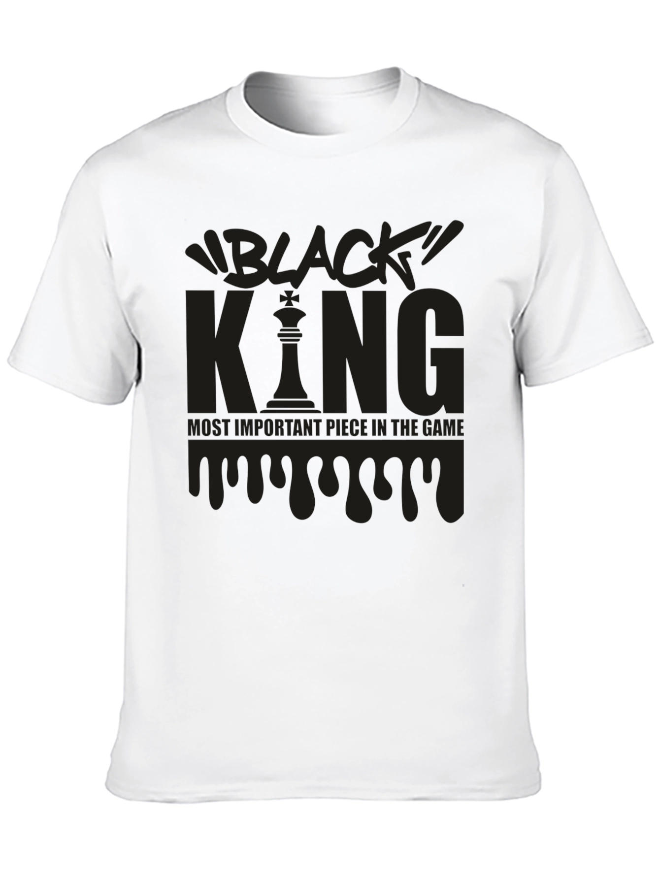 Black King Chess T-Shirt - Most Important Piece