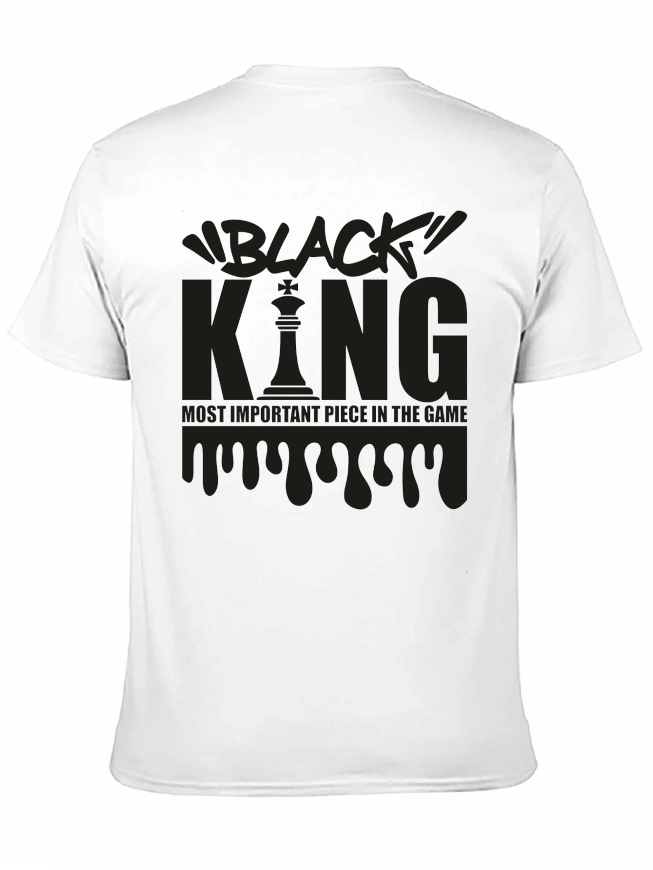 Black King Chess T-Shirt - Most Important Piece