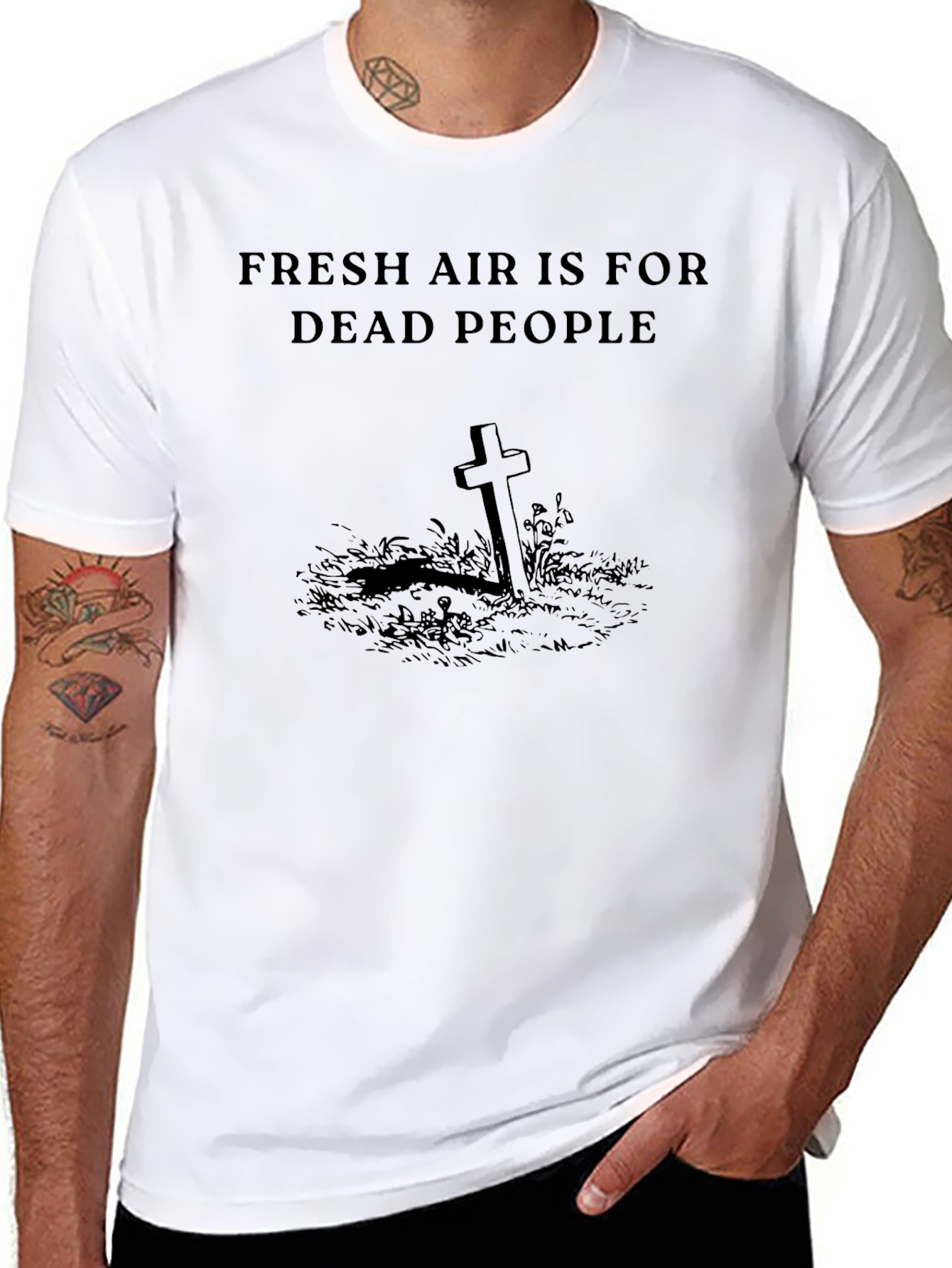 Fresh Air Dead People Graphic Tee