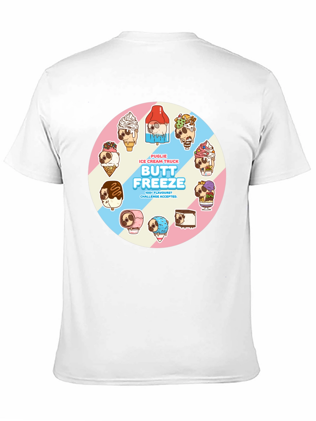 Butt Freeze Puglie Ice Cream Truck T-Shirt