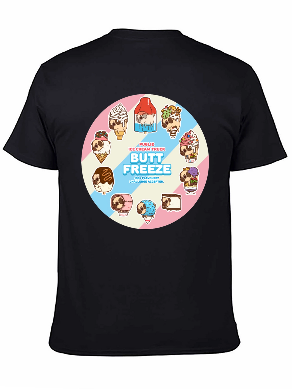 Butt Freeze Puglie Ice Cream Truck T-Shirt