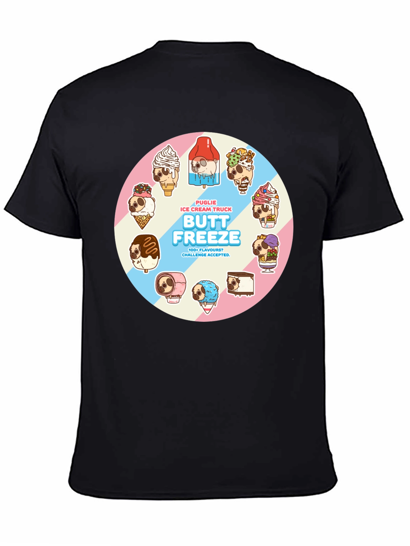 Butt Freeze Puglie Ice Cream Truck T-Shirt