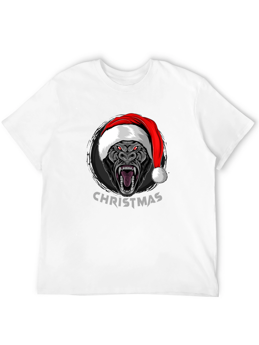 Christmas Gorilla Graphic T-Shirt