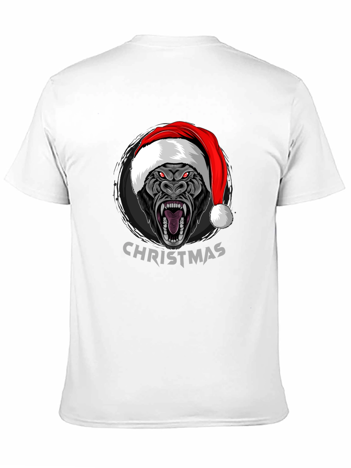 Christmas Gorilla Graphic T-Shirt