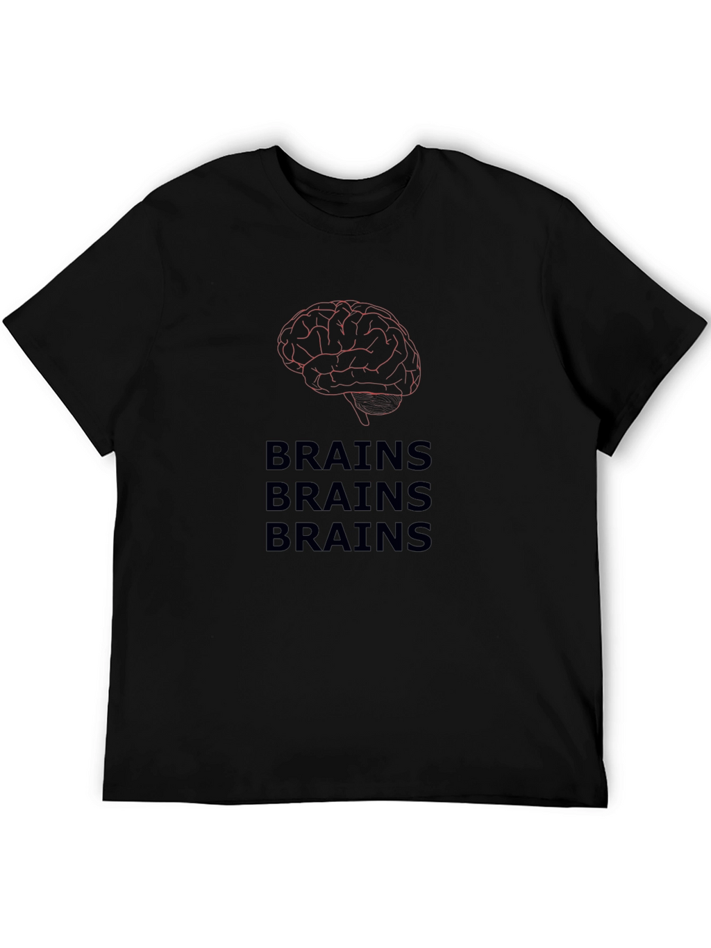 Brains T-Shirt - Funny Zombie Halloween Tee