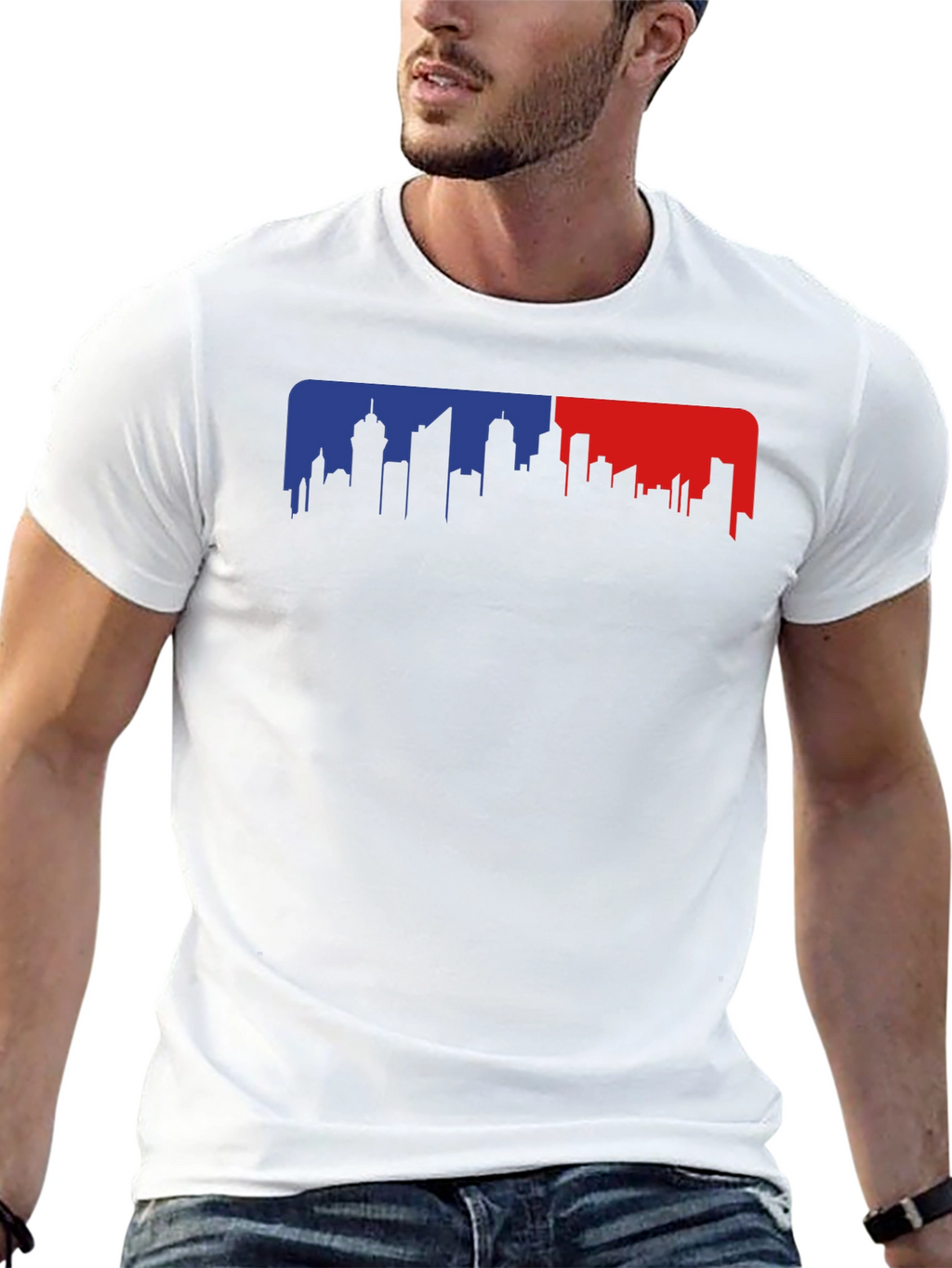 Cityscape Graphic Tee - Modern Urban Style