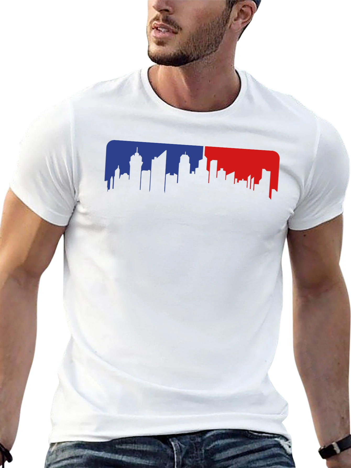 Cityscape Graphic Tee - Modern Urban Style