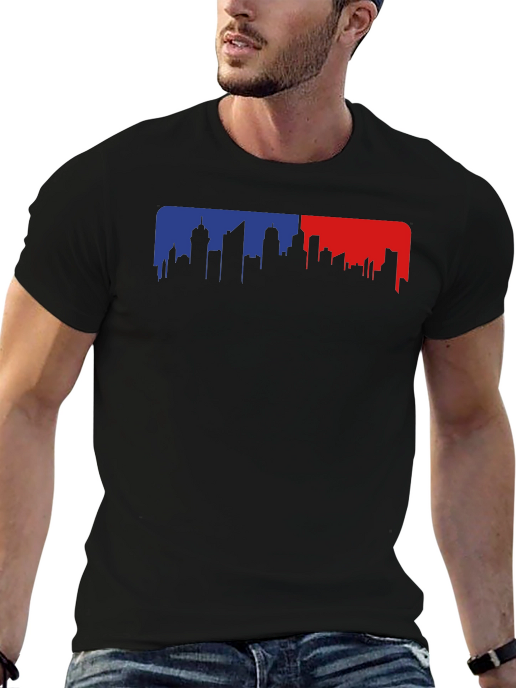 Cityscape Graphic Tee - Modern Urban Style