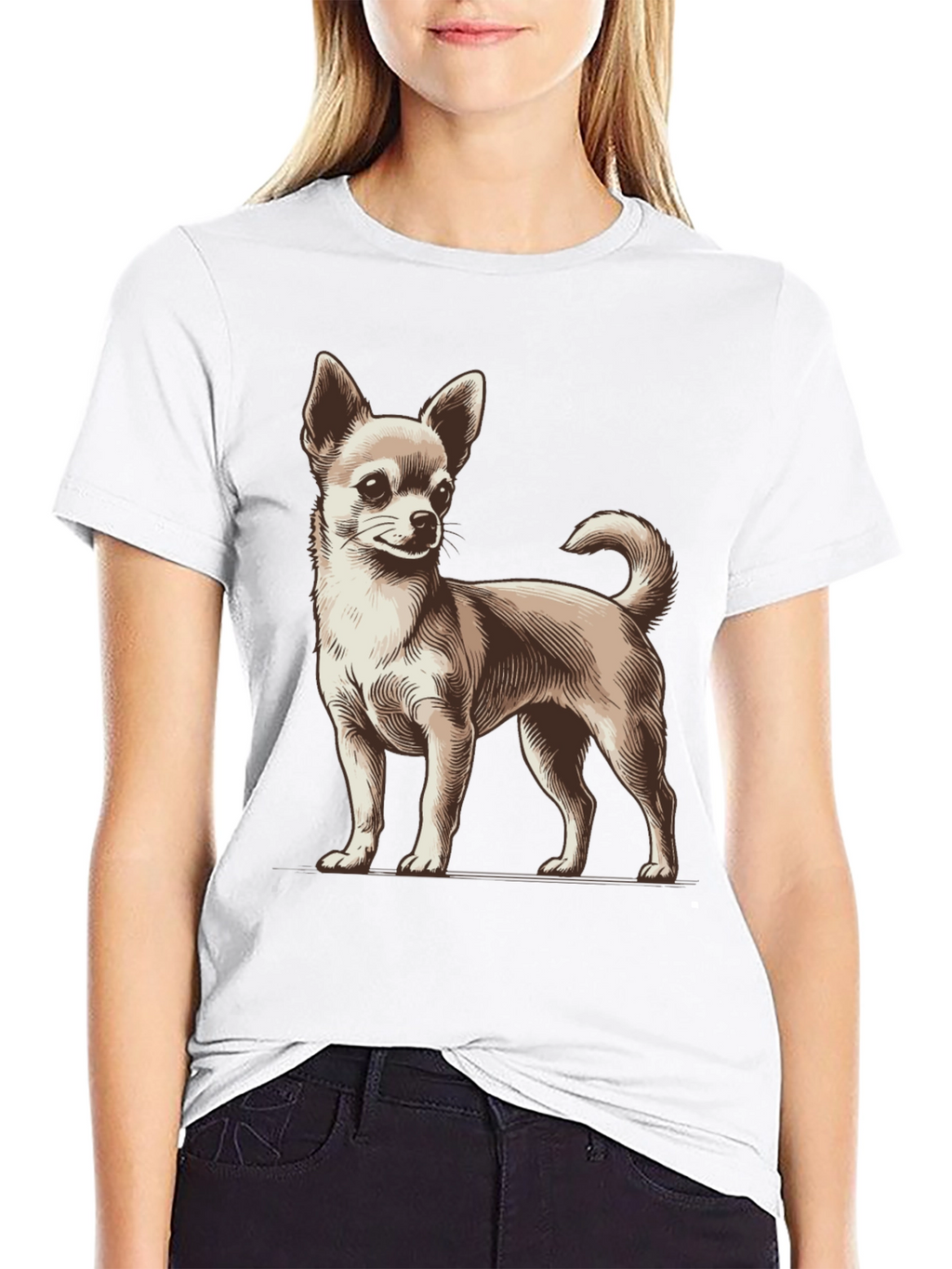 Chihuahua Dog Graphic T-Shirt