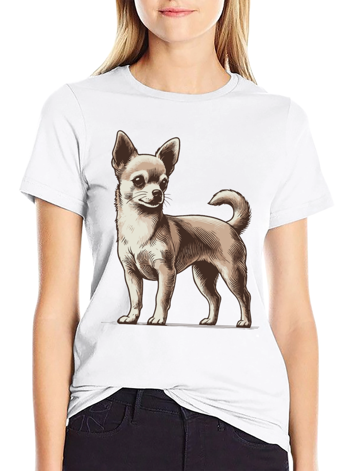 Chihuahua Dog Graphic T-Shirt