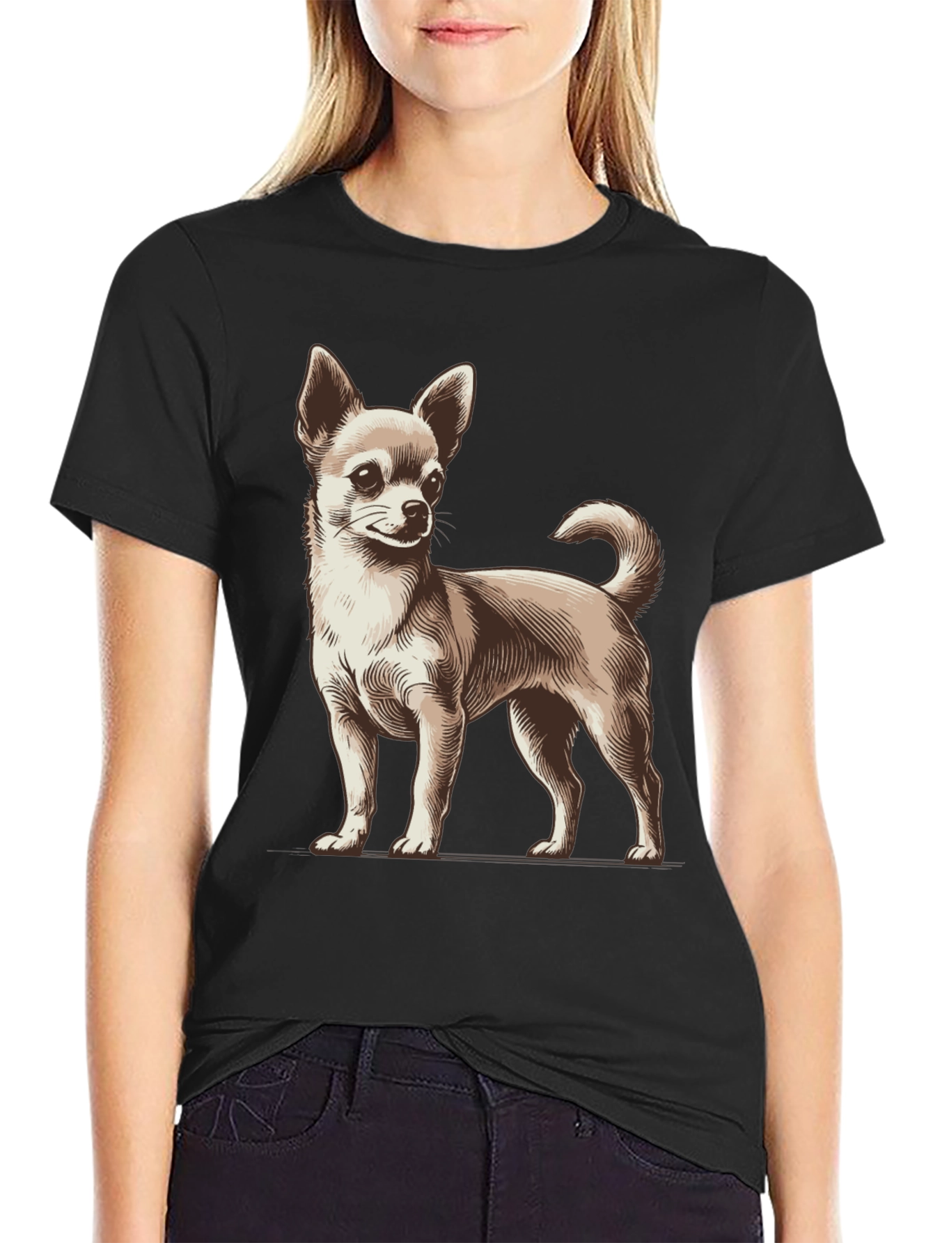 Chihuahua Dog Graphic T-Shirt