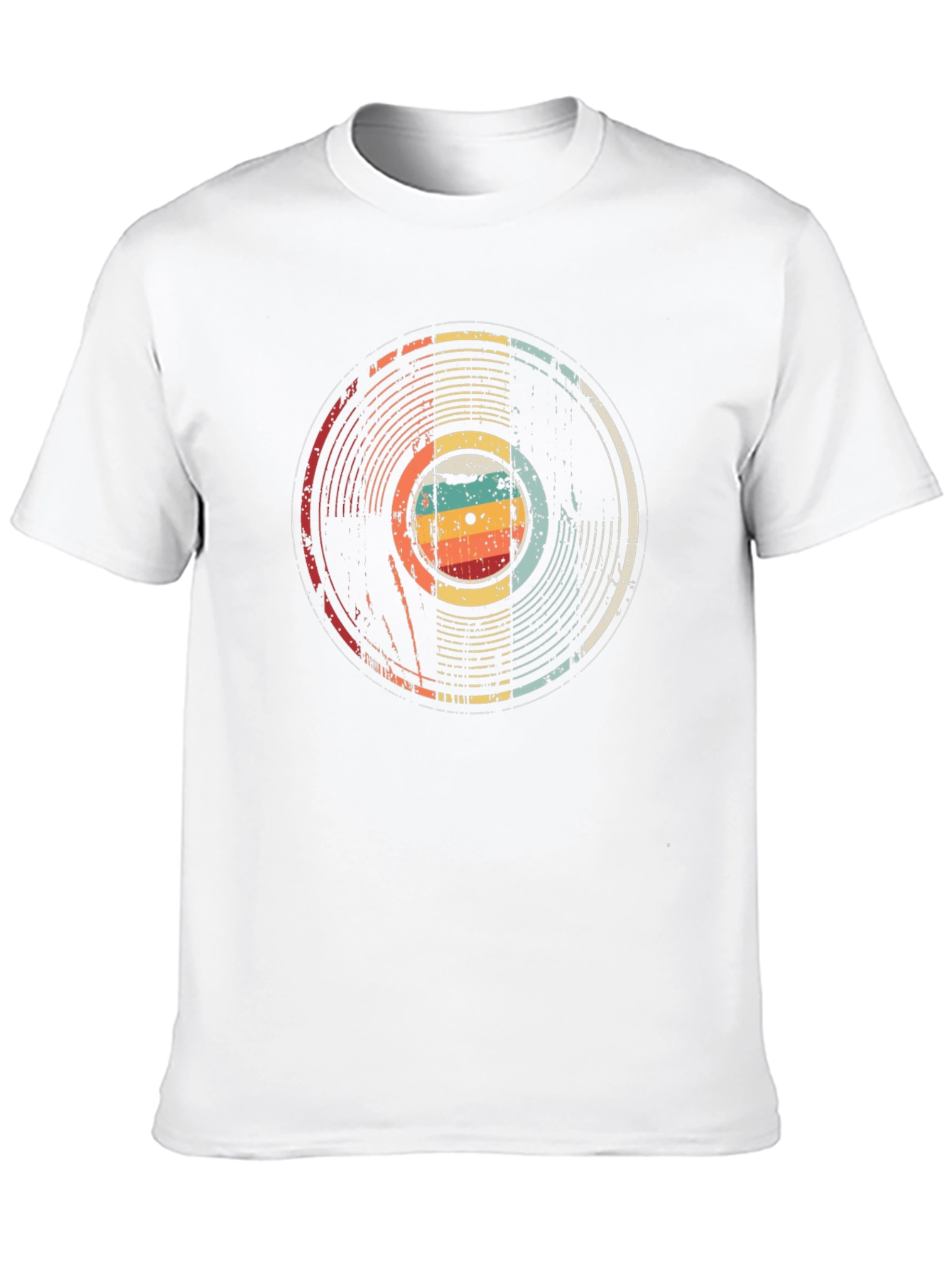 Vintage Record Graphic Tee - Retro Vinyl Music T-Shirt