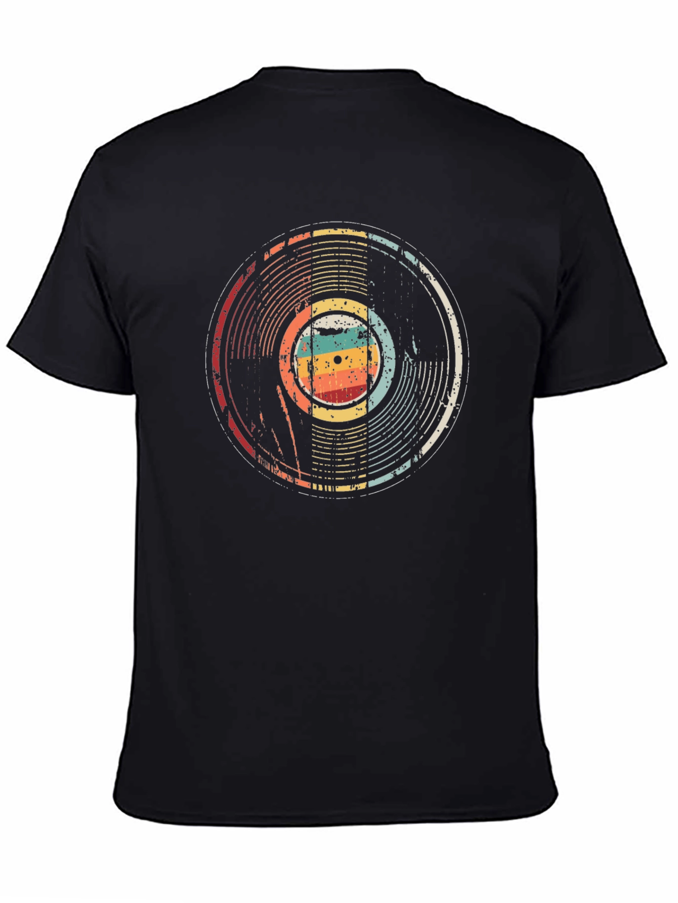 Vintage Record Graphic Tee - Retro Vinyl Music T-Shirt
