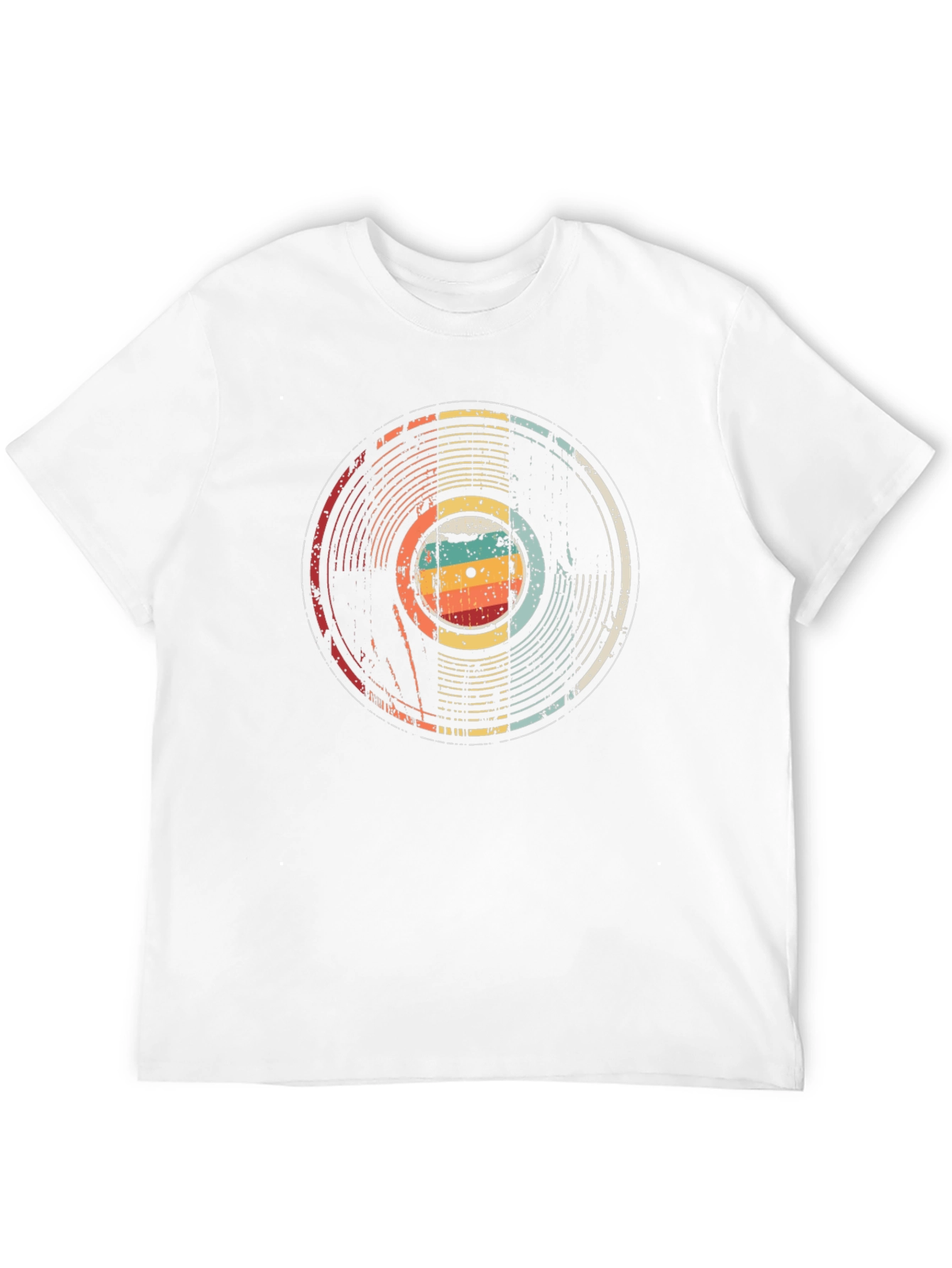 Vintage Record Graphic Tee - Retro Vinyl Music T-Shirt