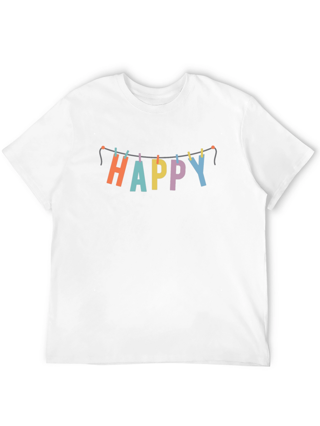 Happy Clothesline Graphic Tee
