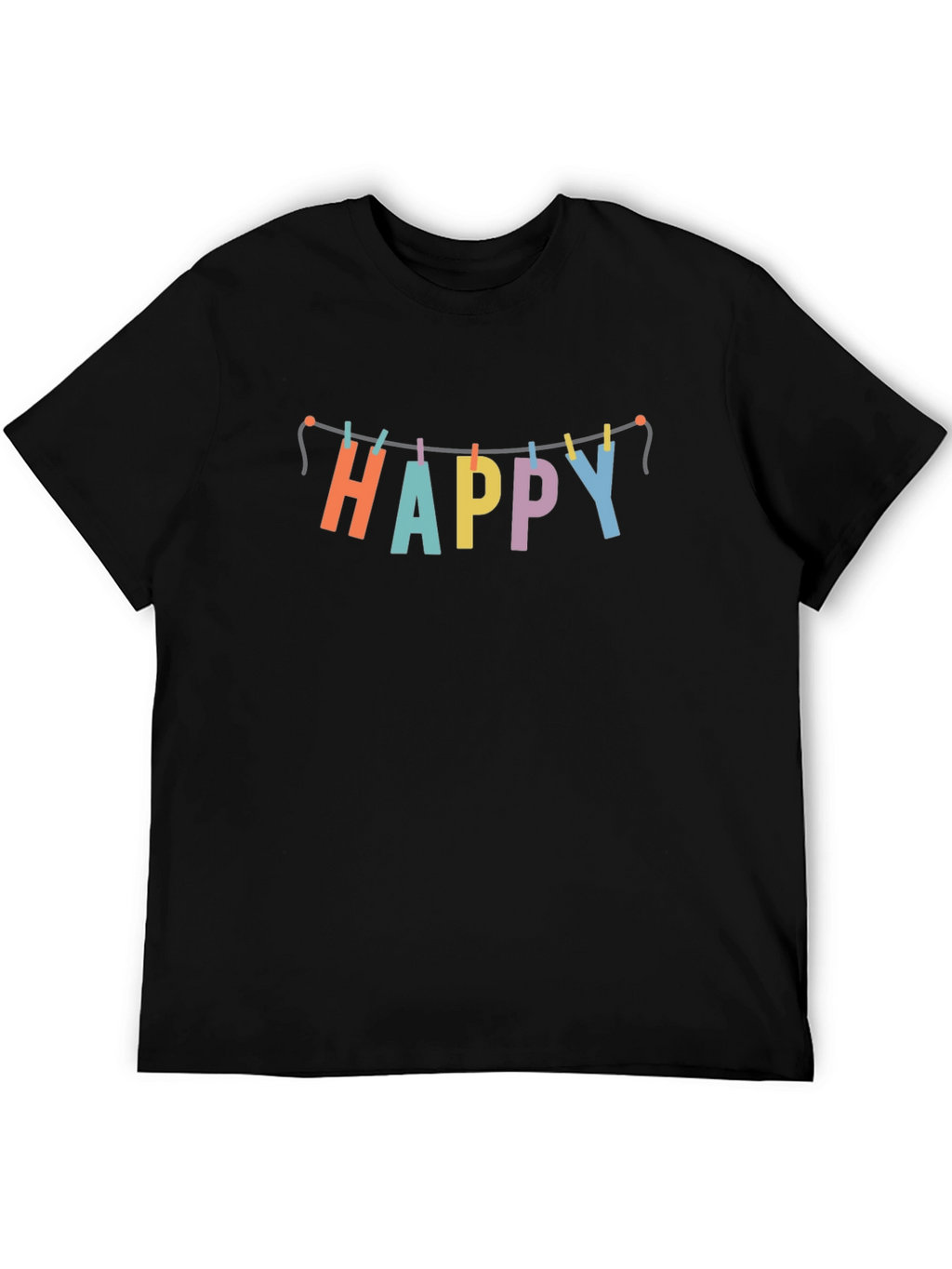 Happy Clothesline Graphic Tee