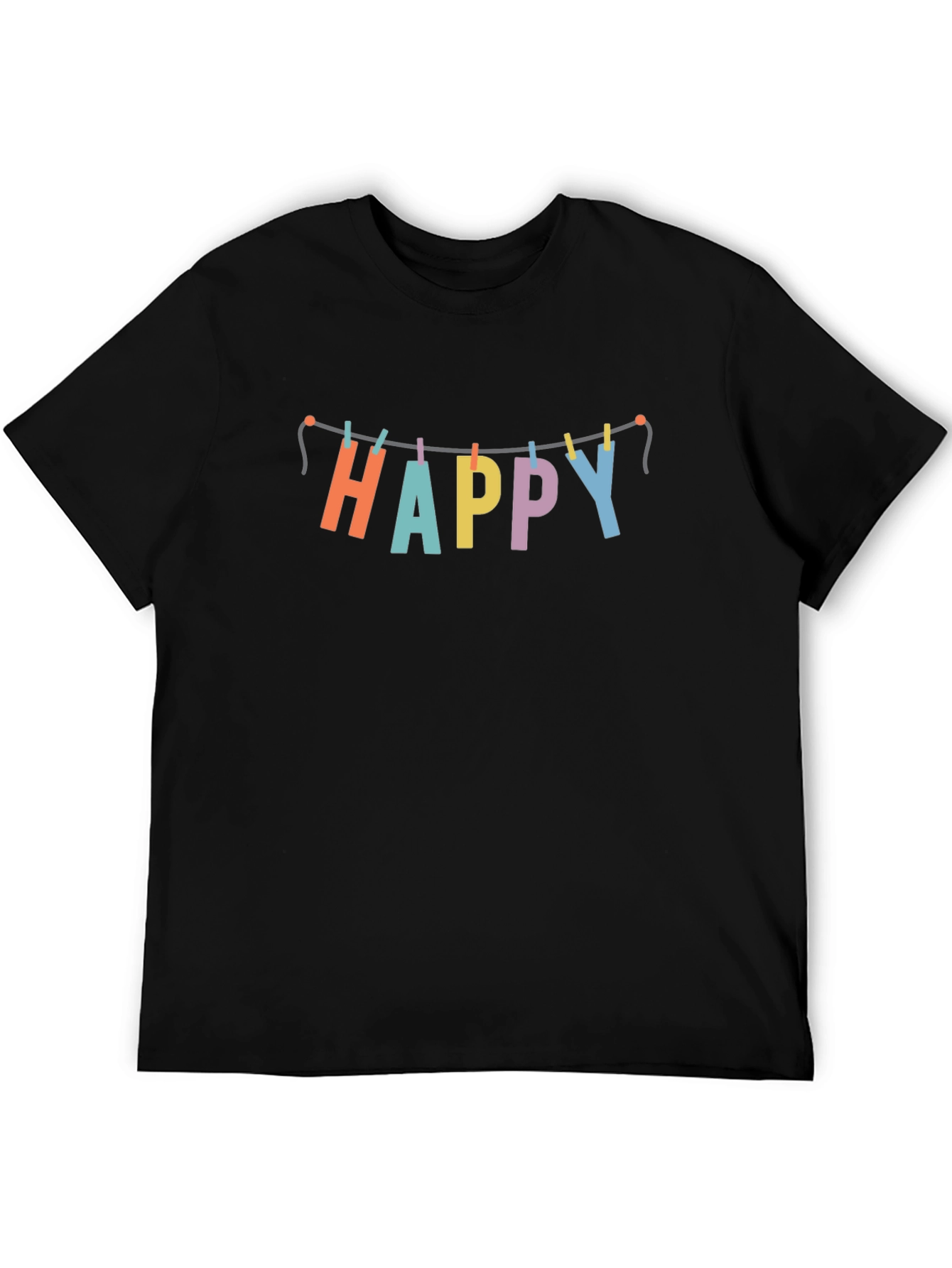 Happy Clothesline Graphic Tee