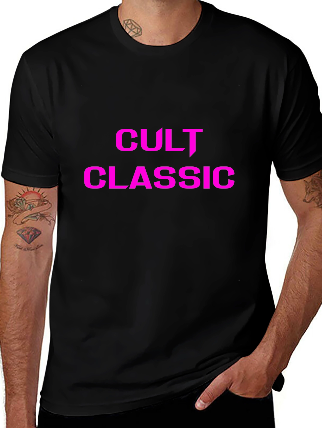 Cult Classic Graphic Tee - Unisex Premium Black T-Shirt