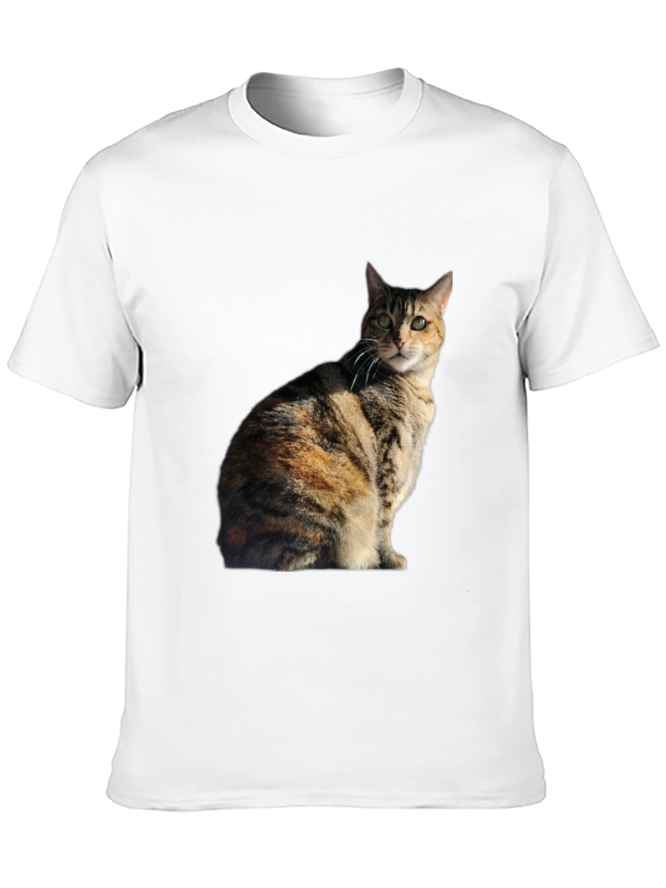 Cat Graphic Black T-Shirt - Unique Design