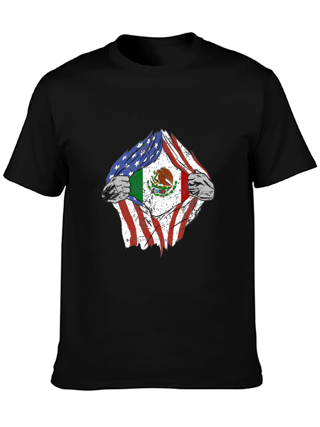 Dual Flag Graphic T-Shirt