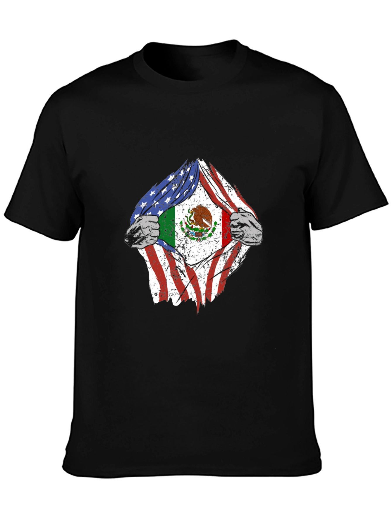 Dual Flag Graphic T-Shirt