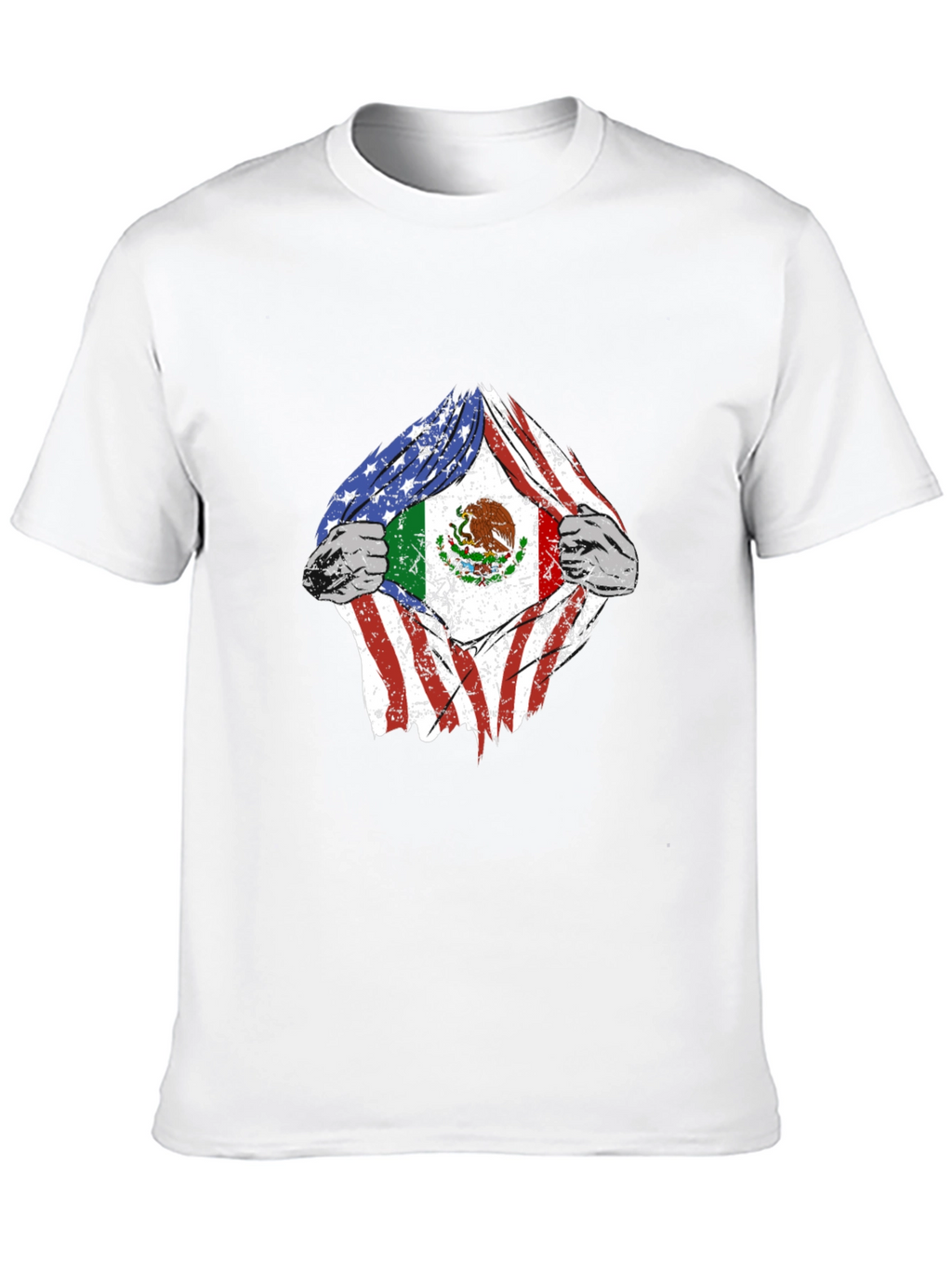Dual Flag Graphic T-Shirt