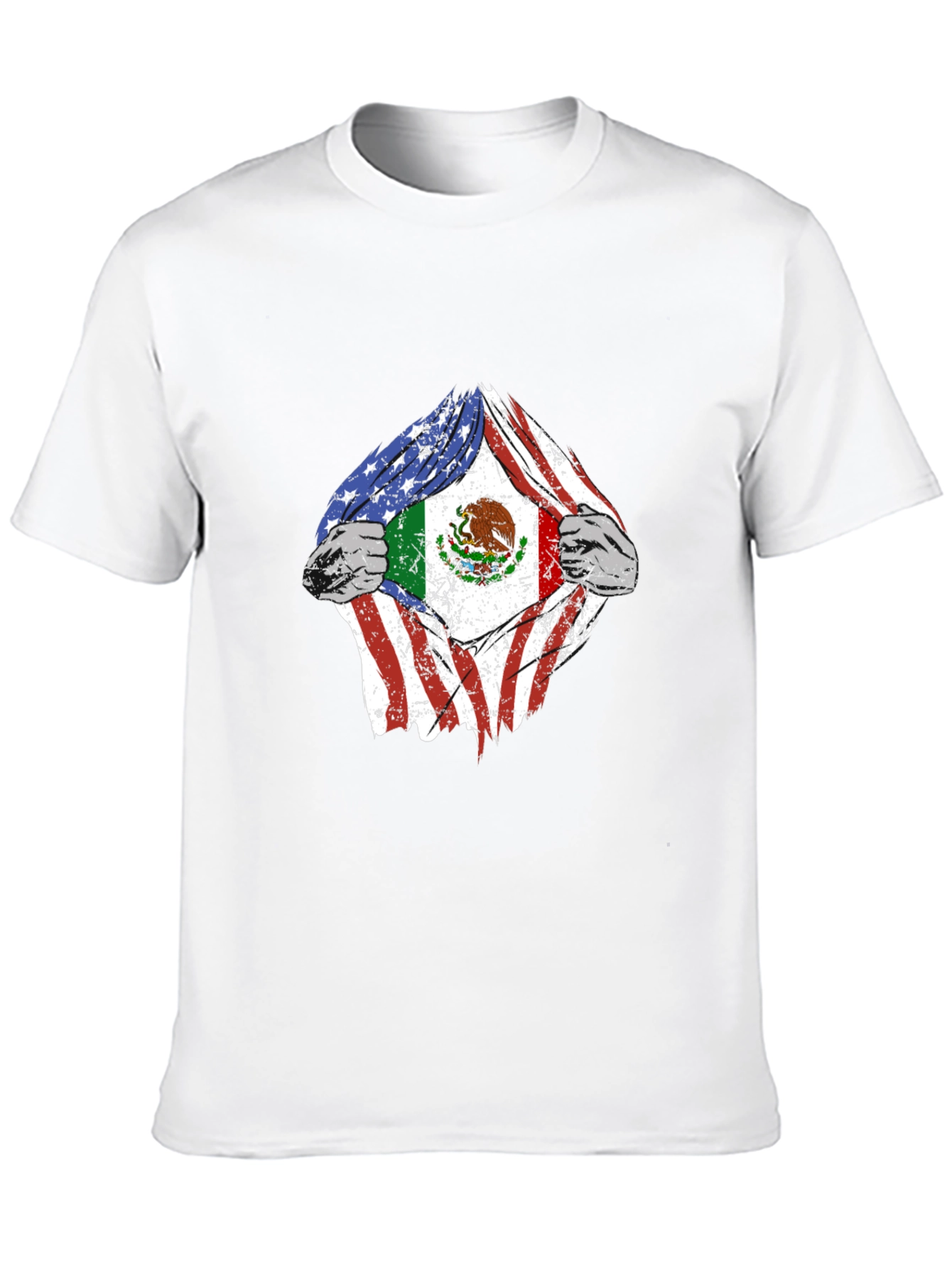 Dual Flag Graphic T-Shirt