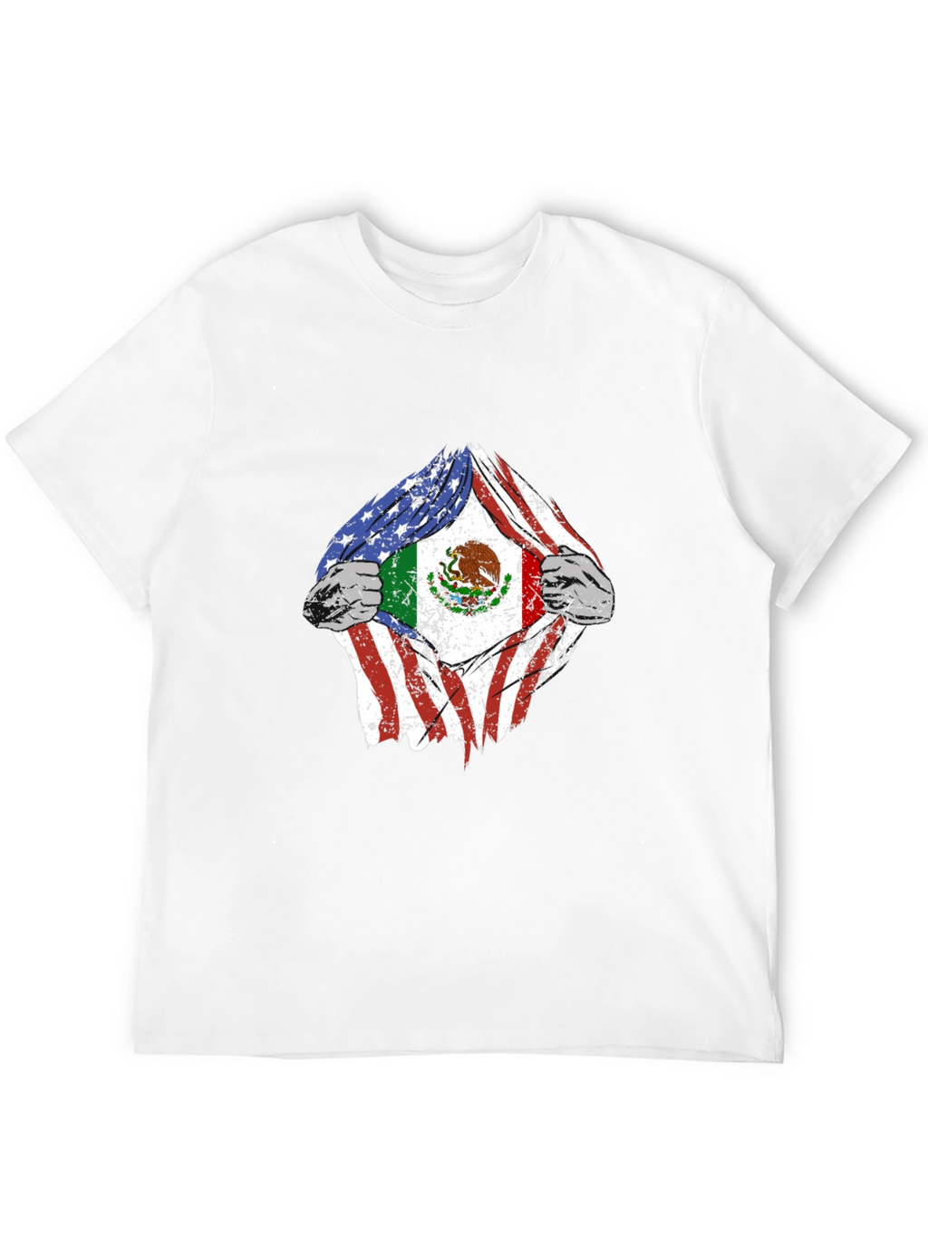 Dual Flag Graphic T-Shirt