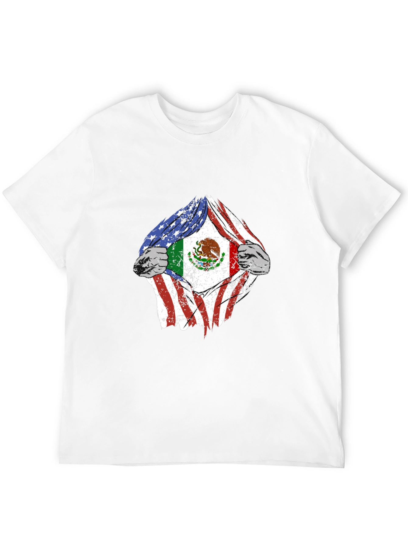 Dual Flag Graphic T-Shirt
