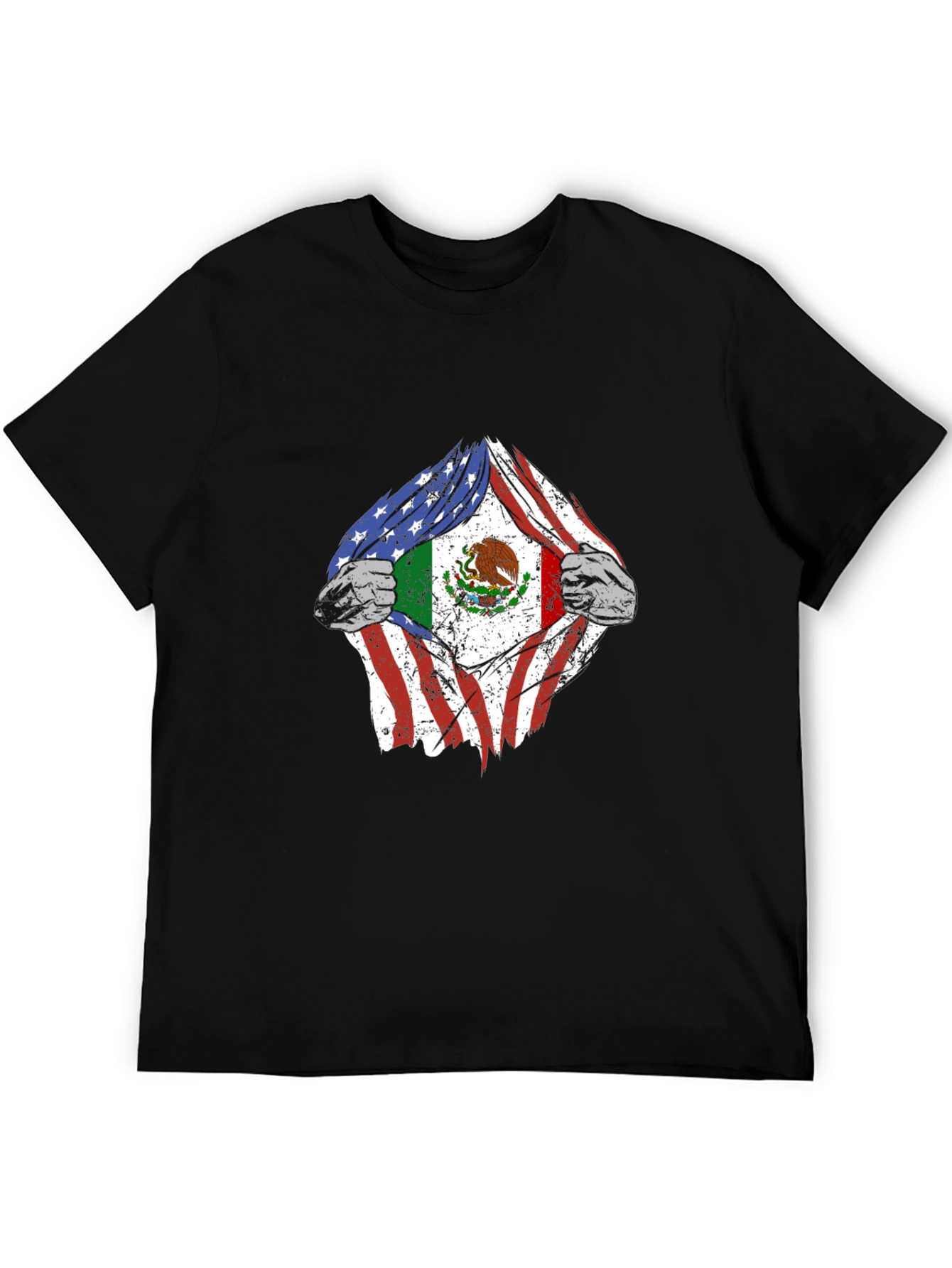 Dual Flag Graphic T-Shirt