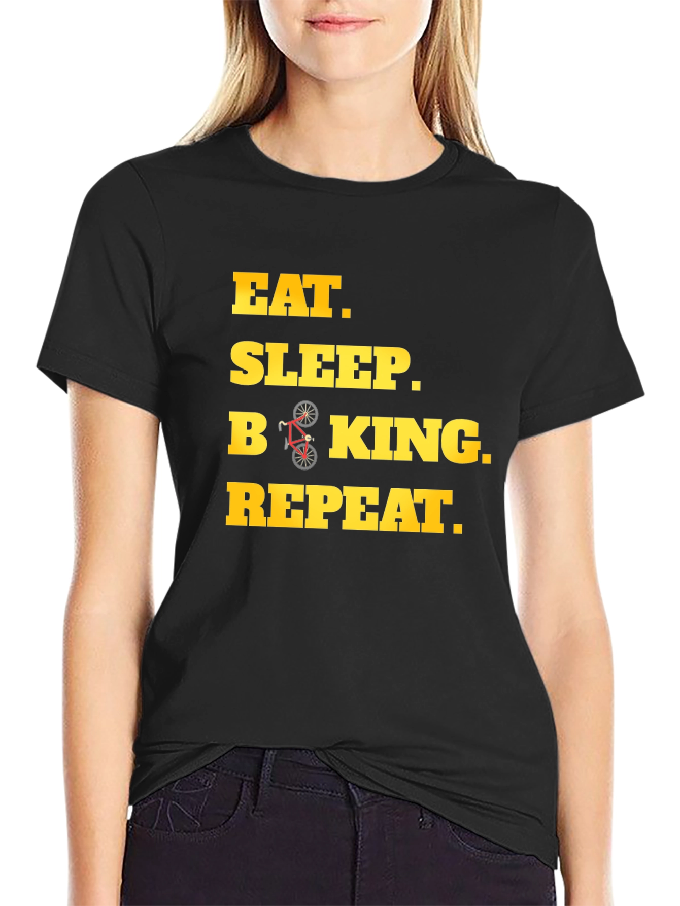 Eat Sleep Biking Repeat T-Shirt