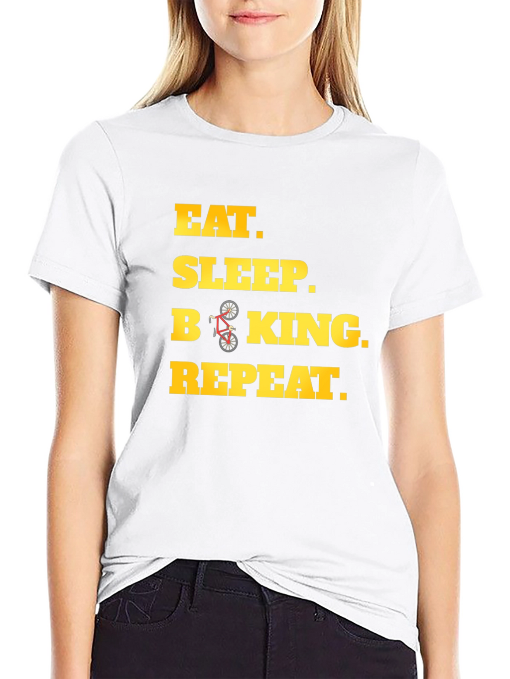 Eat Sleep Biking Repeat T-Shirt