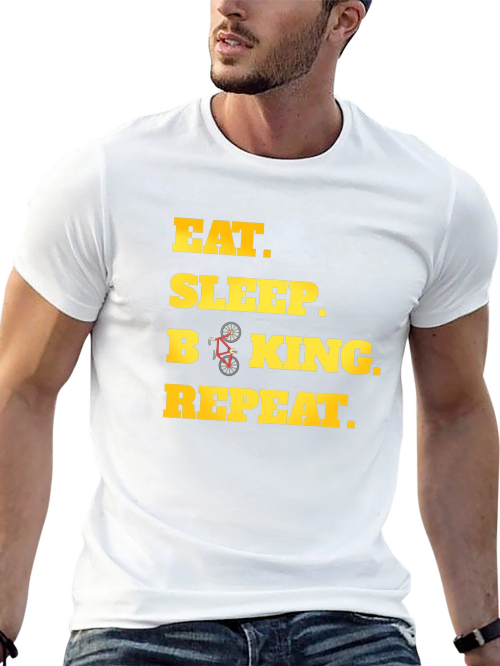 Eat Sleep Biking Repeat T-Shirt
