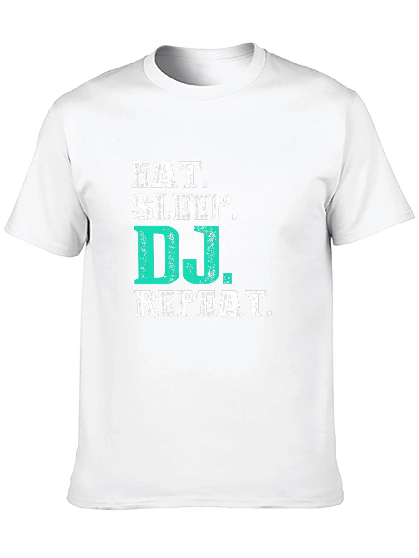 Eat Sleep DJ Repeat Graphic Tee - Black T-Shirt