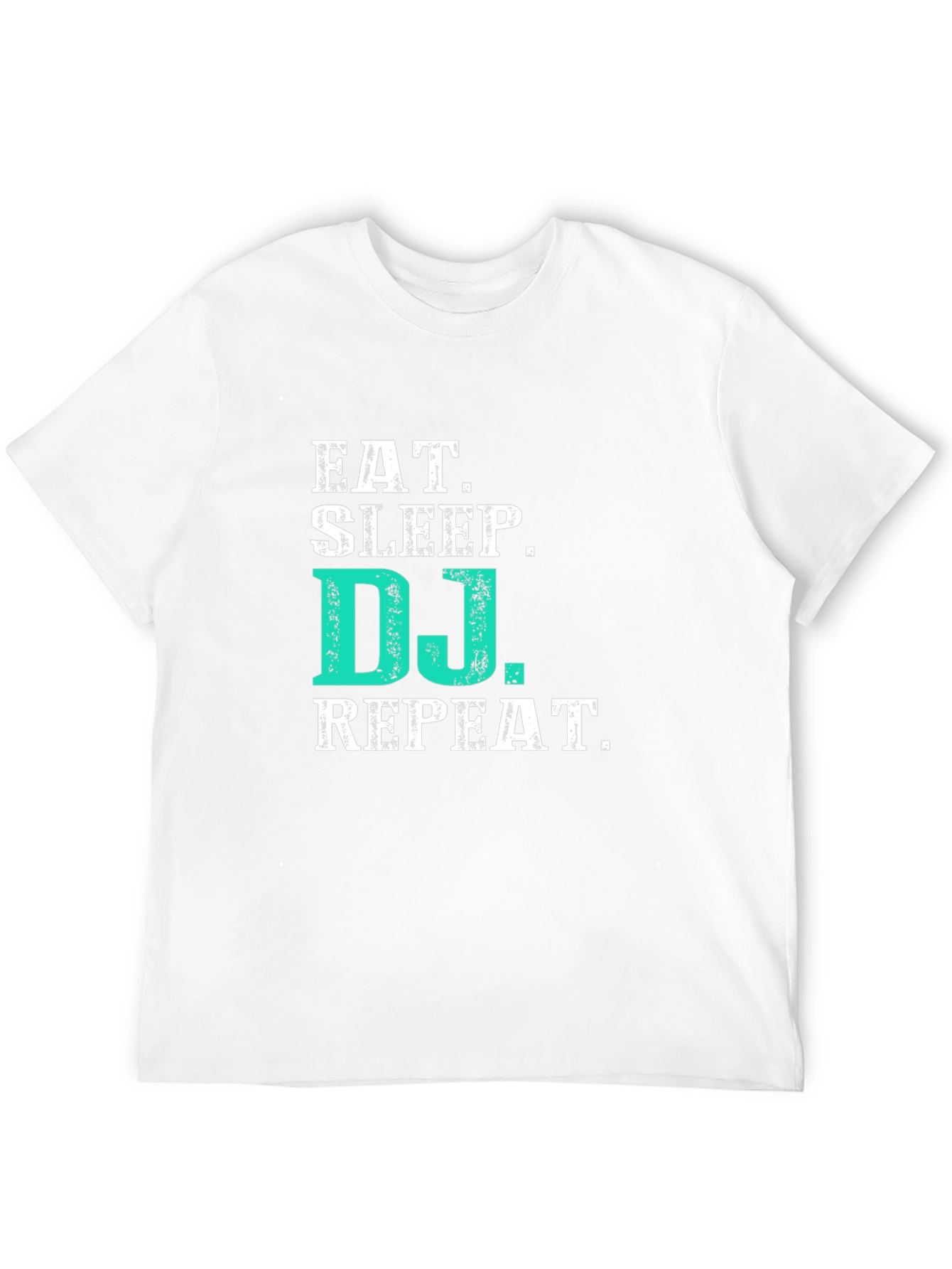 Eat Sleep DJ Repeat Graphic Tee - Black T-Shirt