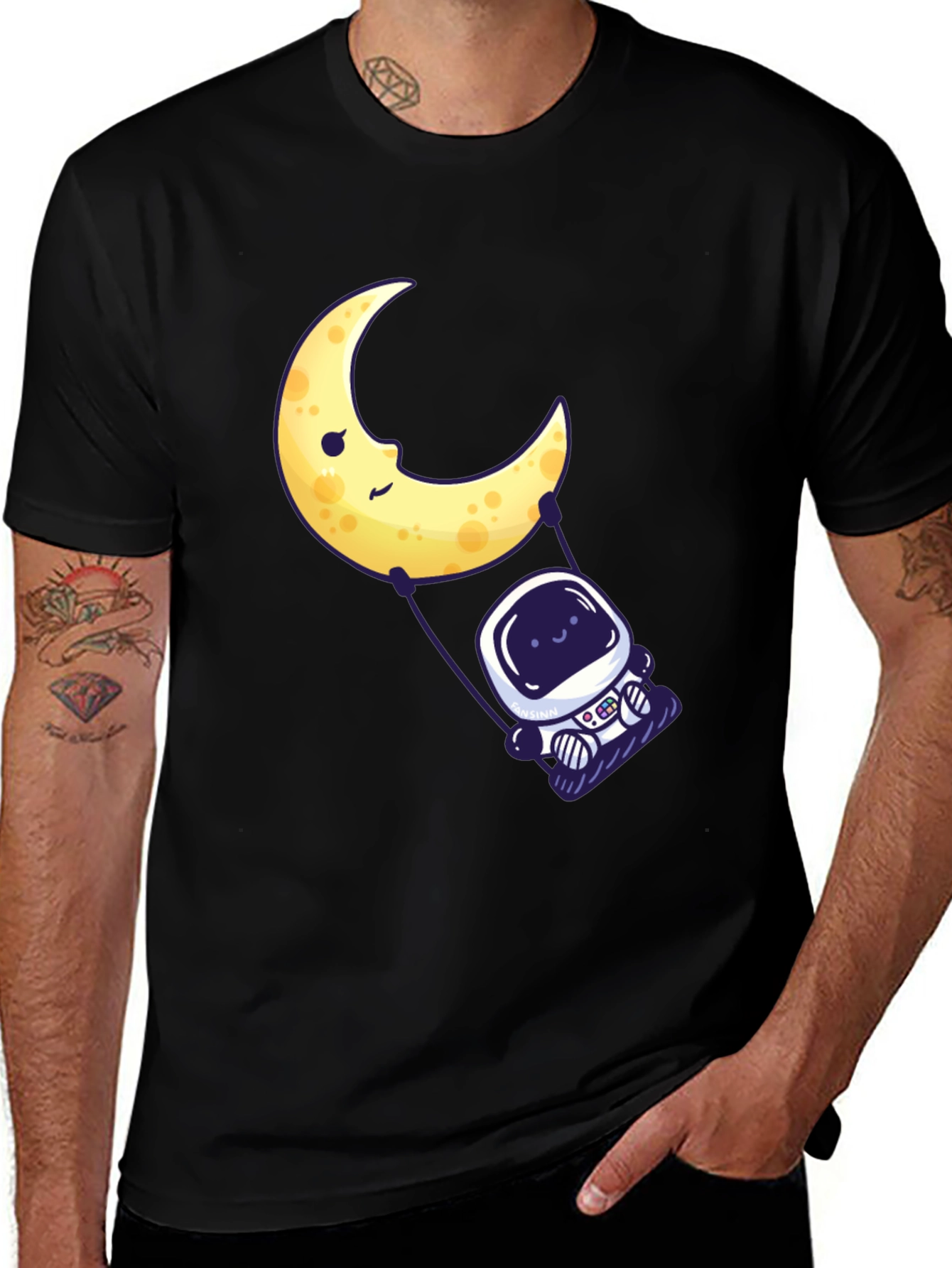 Astronaut Moon Swing Graphic Tee