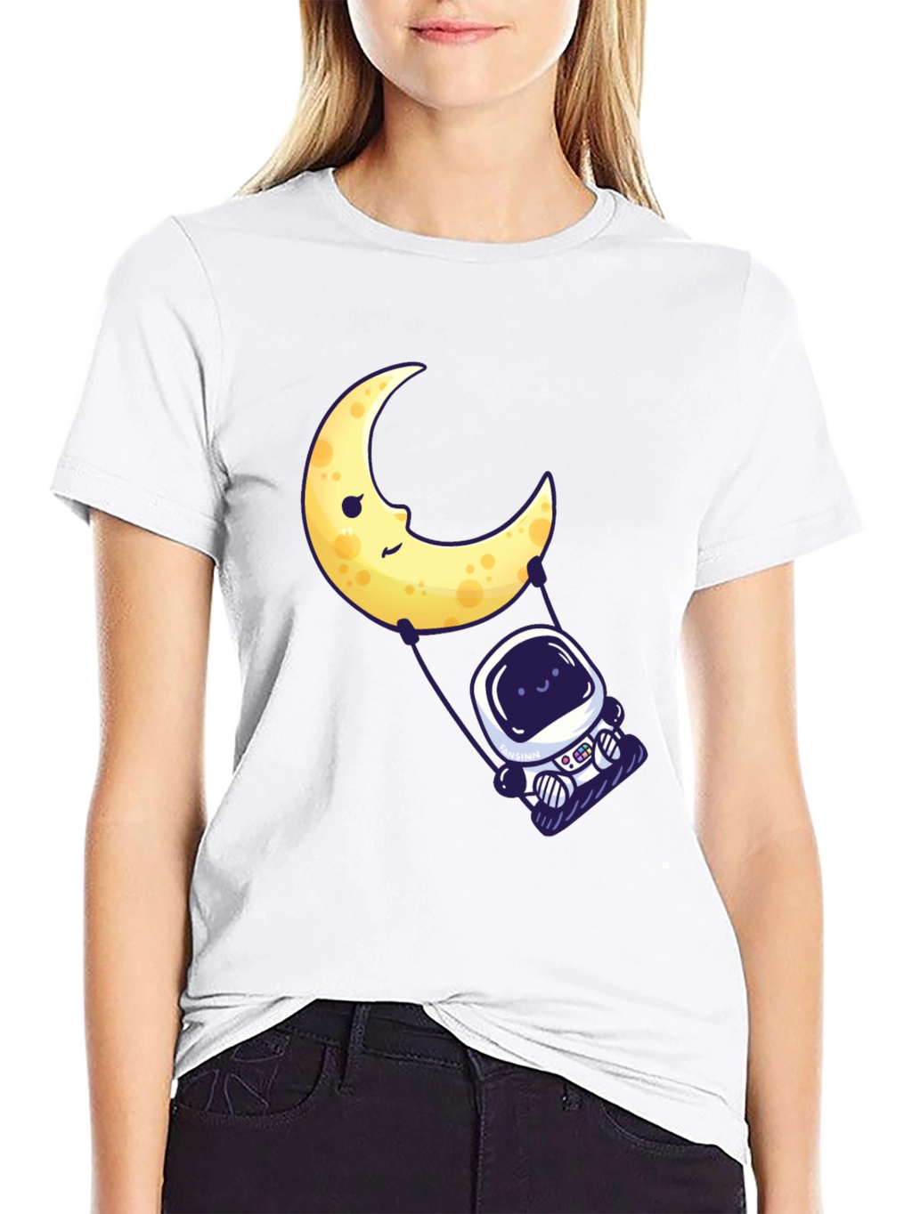 Astronaut Moon Swing Graphic Tee