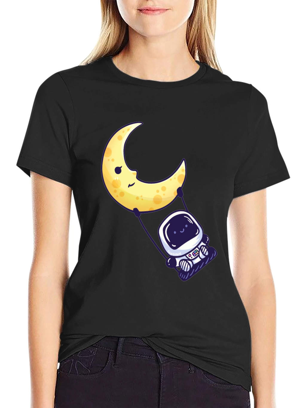 Astronaut Moon Swing Graphic Tee