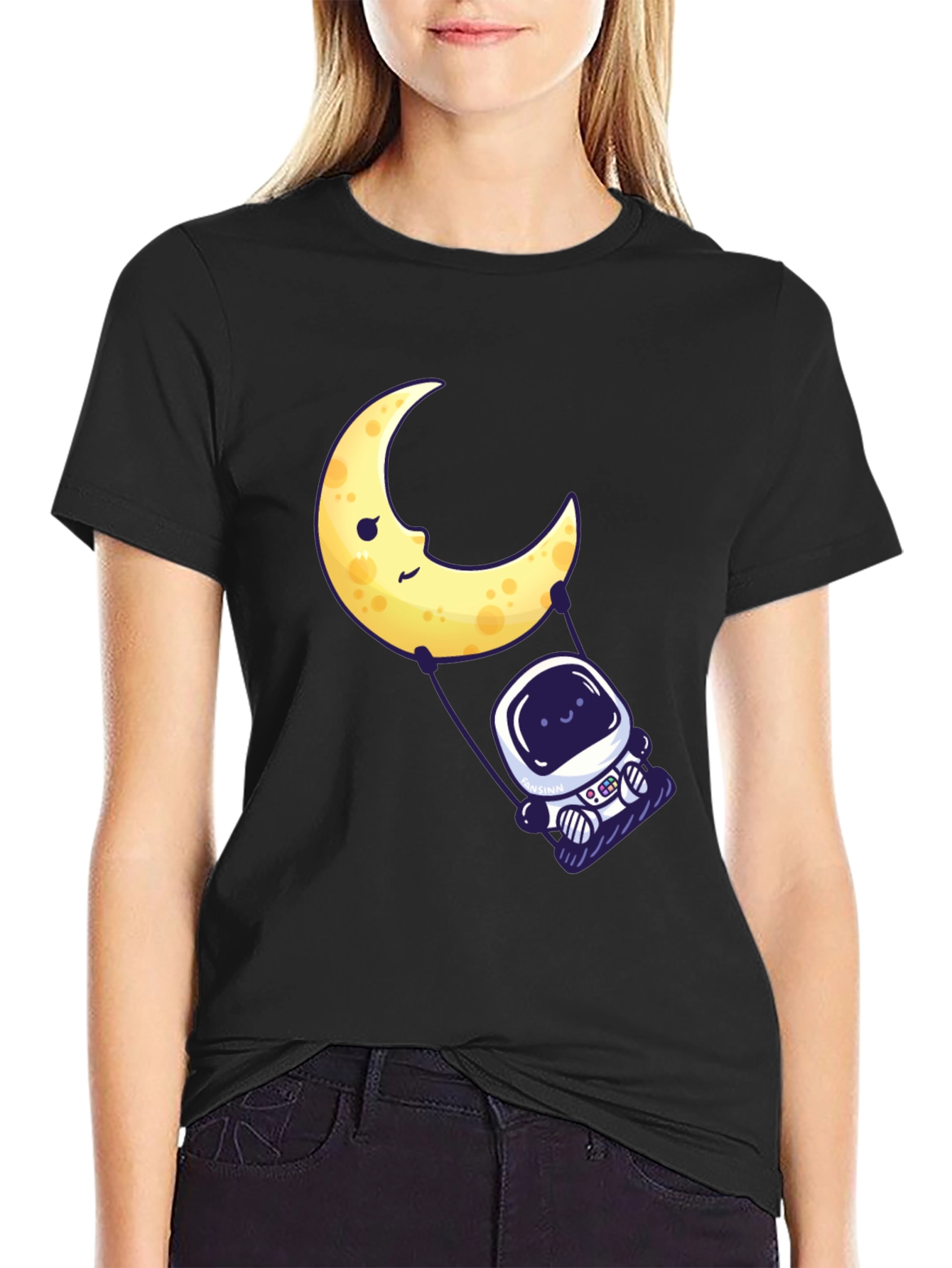 Astronaut Moon Swing Graphic Tee