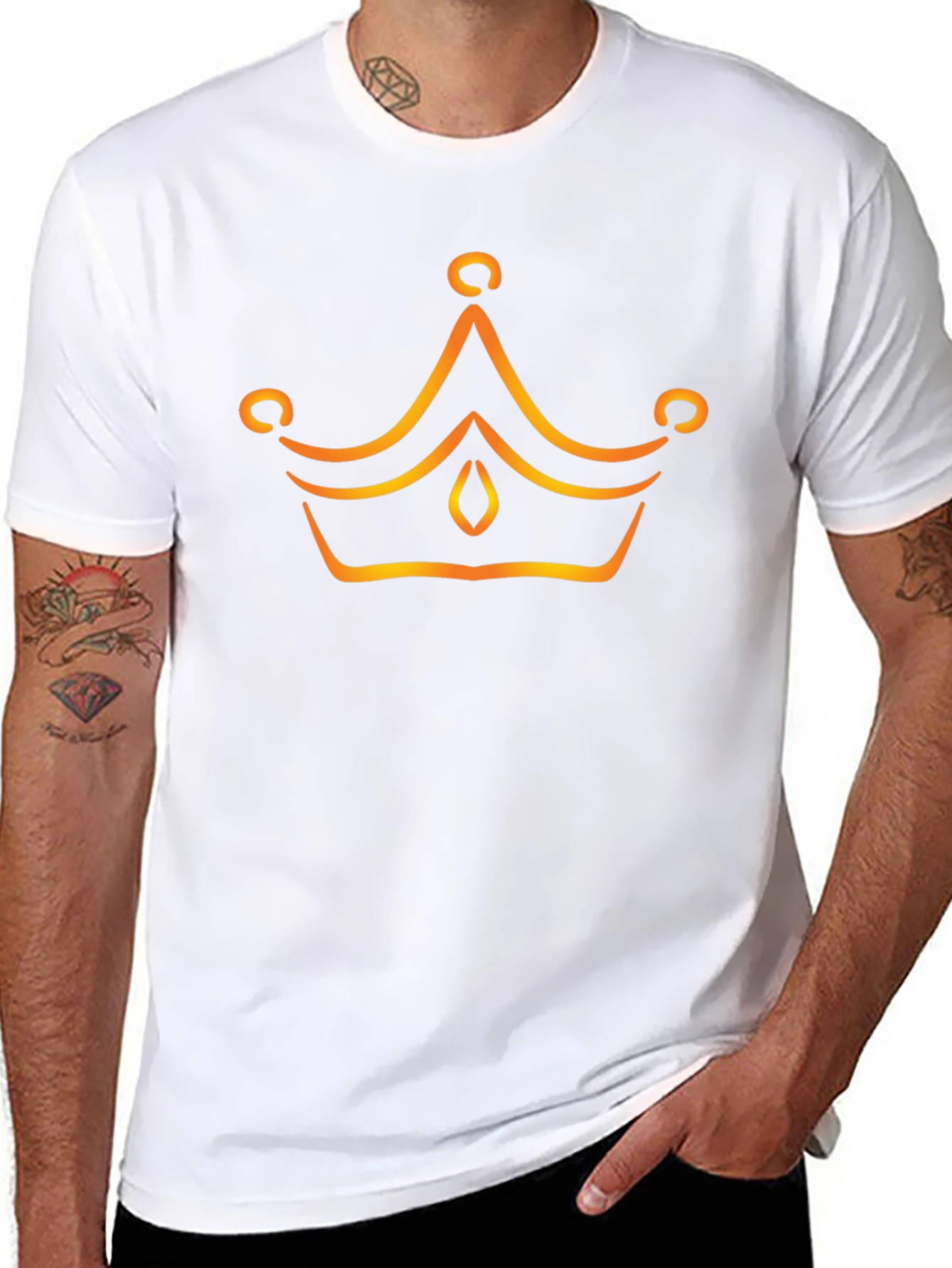 Crown Graphic Tee - Black T-Shirt