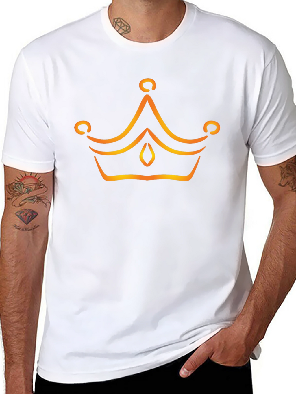 Crown Graphic Tee - Black T-Shirt