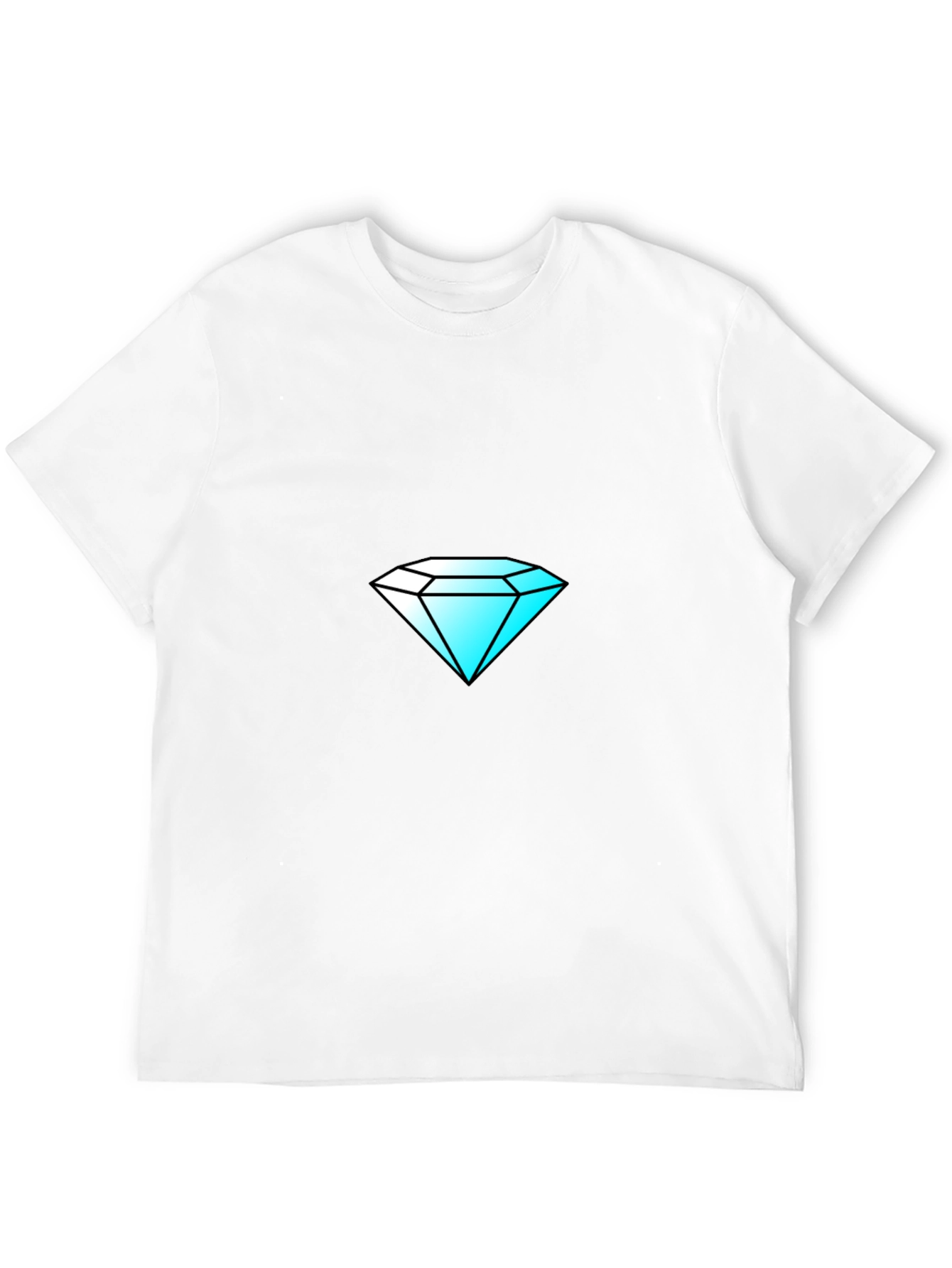 Diamond Graphic Black T-Shirt - Stylish & Unique