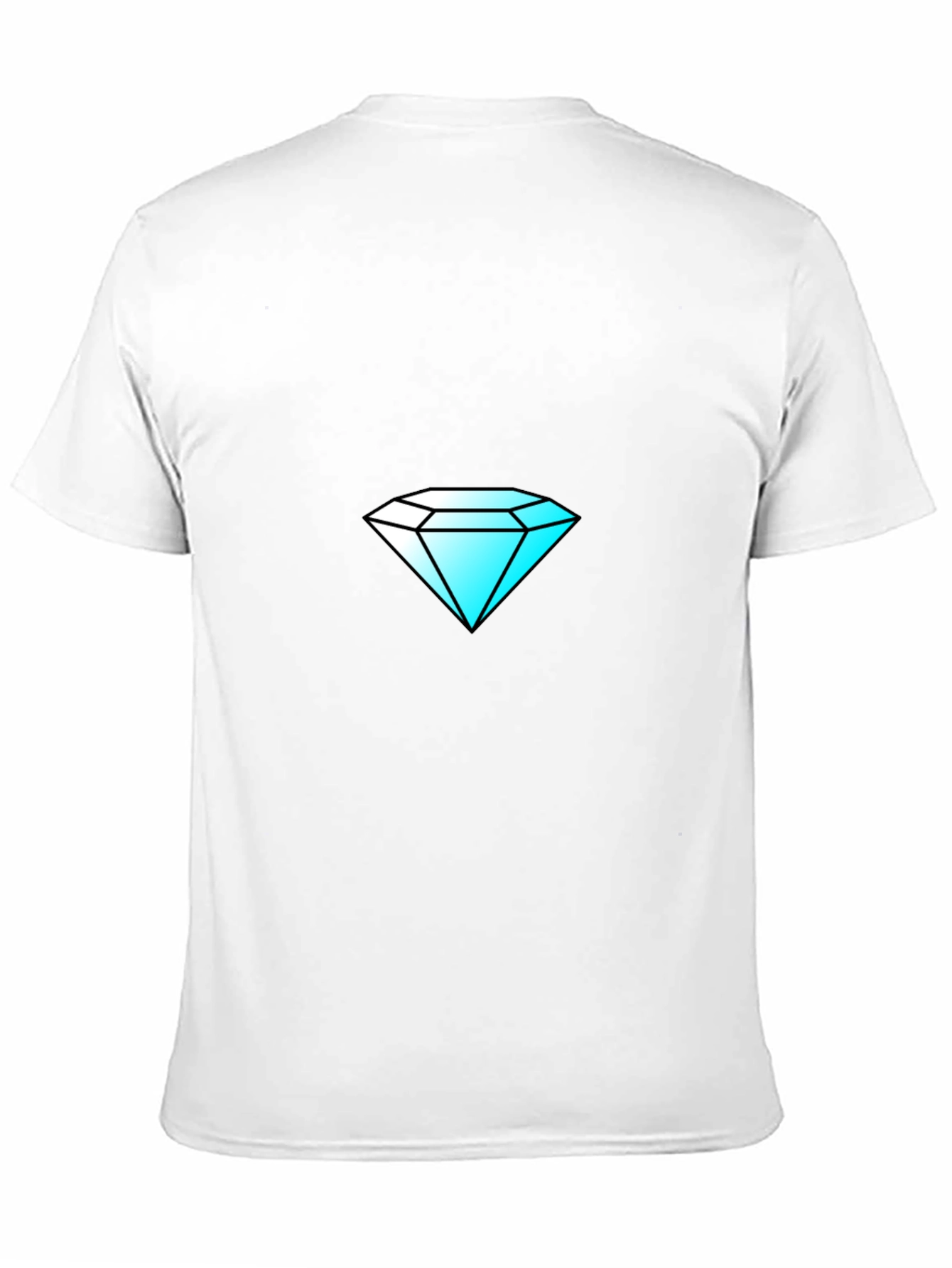 Diamond Graphic Black T-Shirt - Stylish & Unique