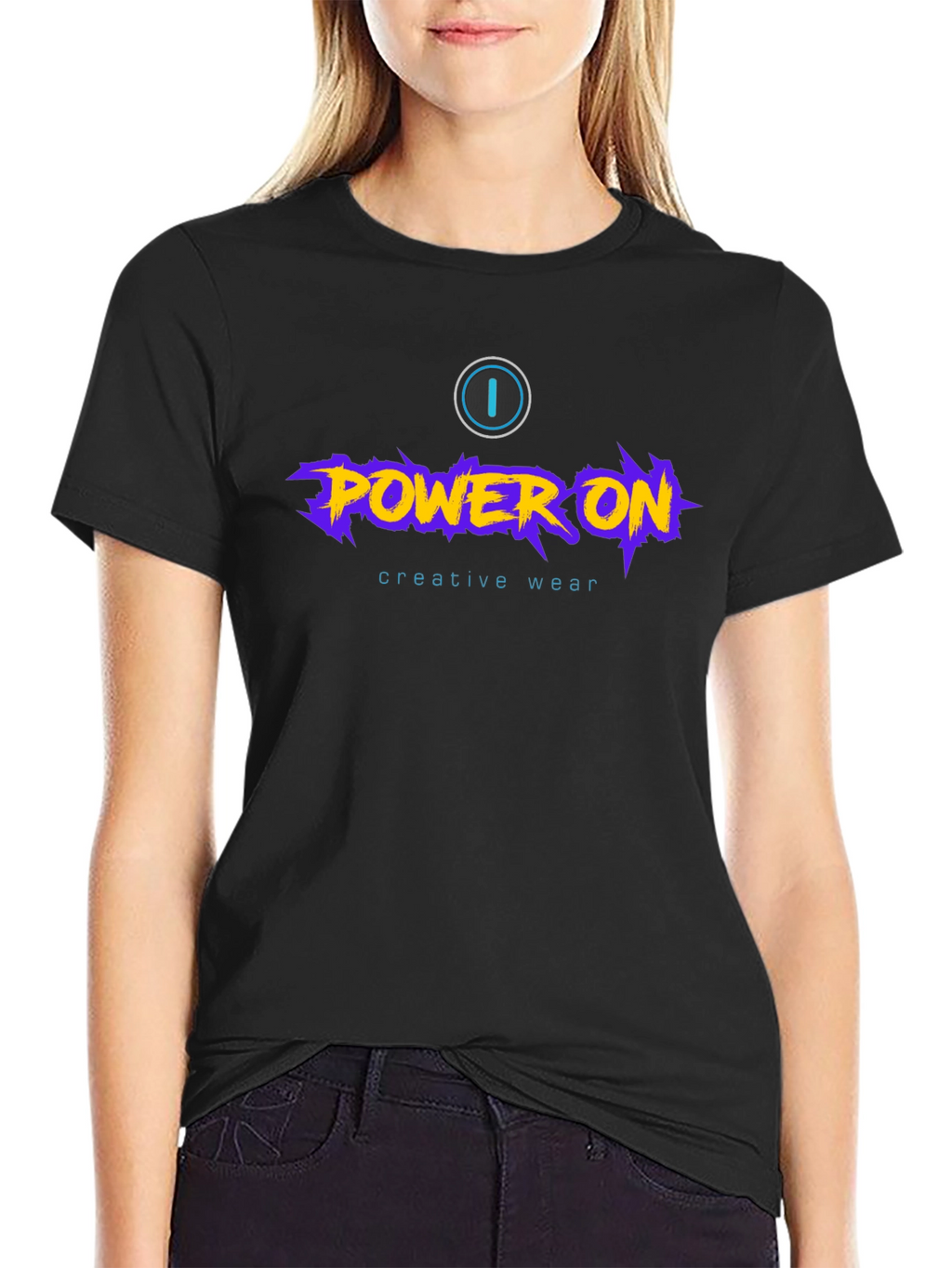 Power On Graphic Tee - Creative Wear